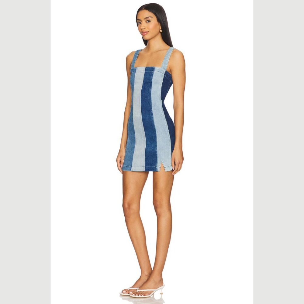 Show Me Your Mumu Women's Coronado Sleeveless Corset Denim Mini Dress - Picture 5 of 5